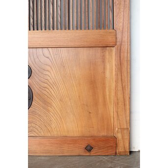 総欅 細格子蔵戸　W0184Y 