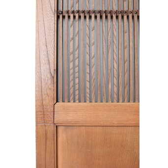総欅 細格子蔵戸　W0184Y 