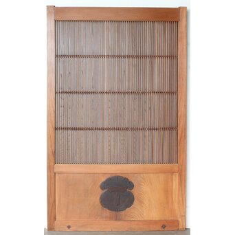 総欅 細格子蔵戸　W0184Y