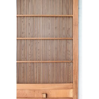 総欅 細格子蔵戸　W0184Y 