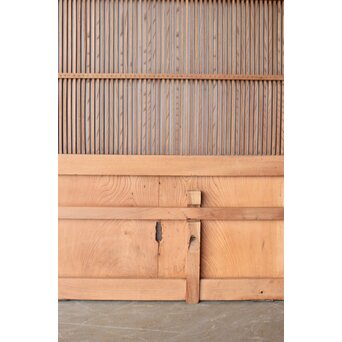 総欅 細格子蔵戸　W0184Y 