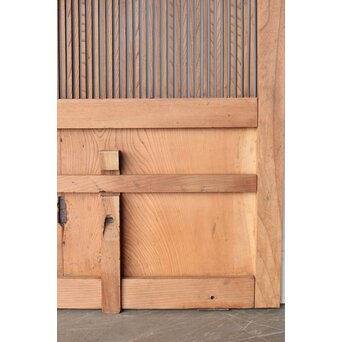 総欅 細格子蔵戸　W0184Y 