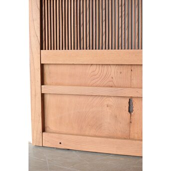 総欅 細格子蔵戸　W0184Y 