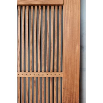 総欅 細格子蔵戸　W0184Y 