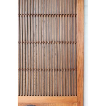 総欅 細格子蔵戸　W0184Y 