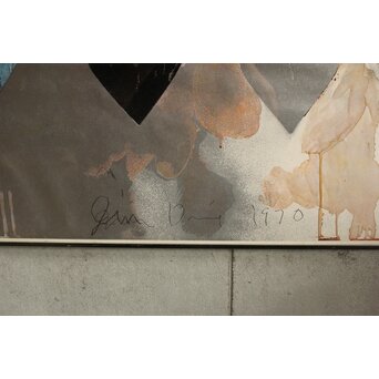 Jim Dine ジムダイン 8hearts シルクスクリーンポスター　Z574 