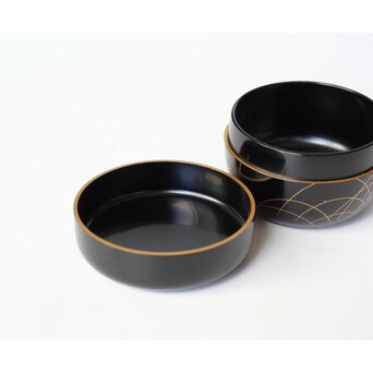 鈴谷鐡五郎 秋草に虫 蒔絵棗　Q374 