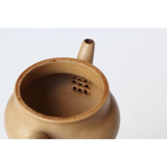 柴田一光 常滑焼 後手白泥急須　P516 