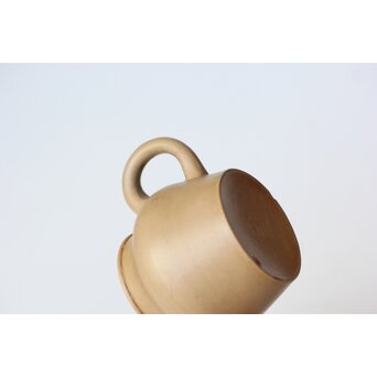 柴田一光 常滑焼 後手白泥急須　P516 