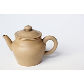 柴田一光 常滑焼 後手白泥急須　P516 