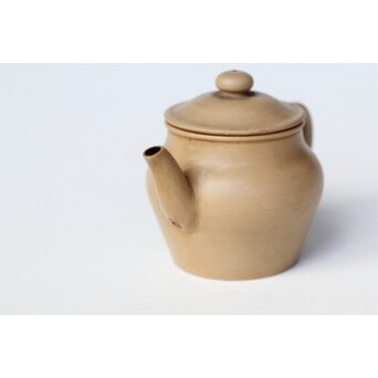 柴田一光 常滑焼 後手白泥急須　P516 