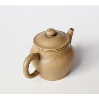 柴田一光 常滑焼 後手白泥急須　P516 