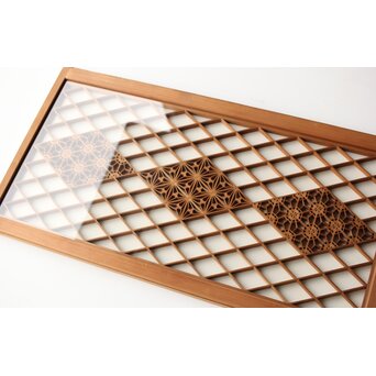 白木 小型組子書院/天袋　R0457 