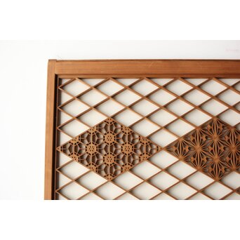 白木 小型組子書院/天袋　R0457 