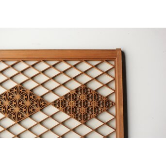 白木 小型組子書院/天袋　R0457 