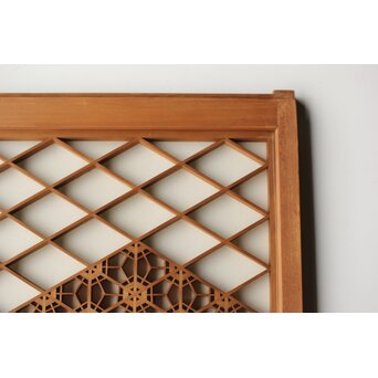 白木 小型組子書院/天袋　R0457 