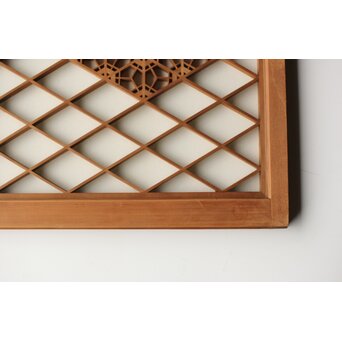 白木 小型組子書院/天袋　R0457 