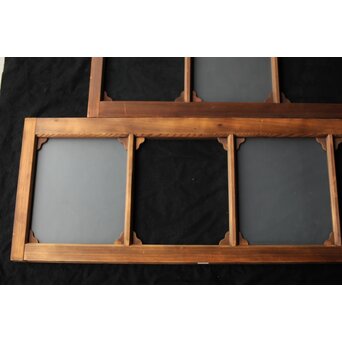 市松硝子の飾欄間 在庫2枚　R0458 