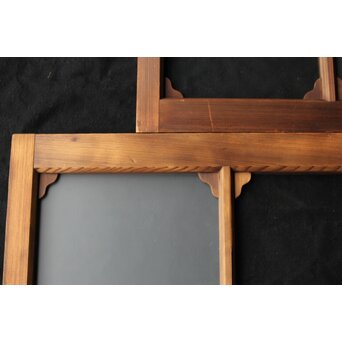 市松硝子の飾欄間 在庫2枚　R0458 