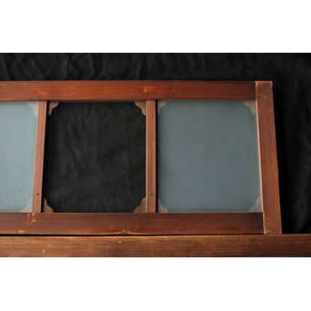 市松硝子の飾欄間 在庫2枚　R0458 