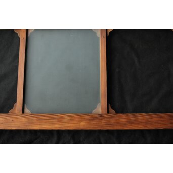 市松硝子の飾欄間 在庫2枚　R0458 