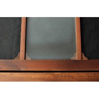 市松硝子の飾欄間 在庫2枚　R0458 