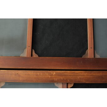 市松硝子の飾欄間 在庫2枚　R0458 