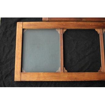 市松硝子の飾欄間 在庫2枚　R0458 