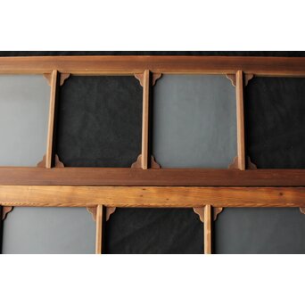 市松硝子の飾欄間 在庫2枚　R0458 