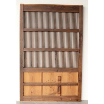 巾着金具 格子蔵戸　W0185 ウラ