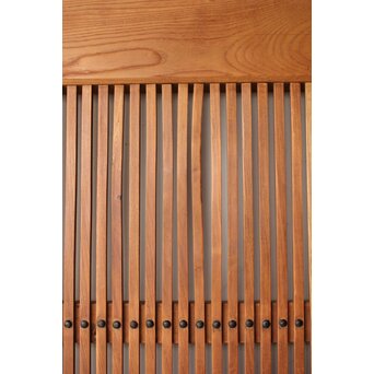 総欅白木格子蔵戸　W0186Y 