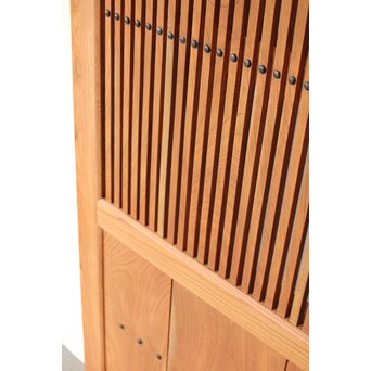 総欅白木格子蔵戸　W0186Y 