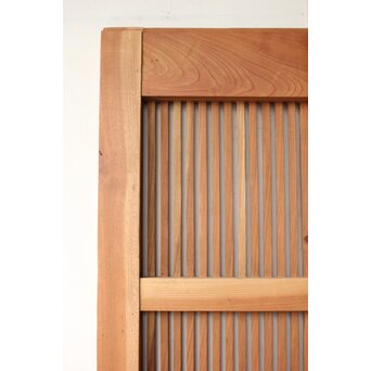 総欅白木格子蔵戸　W0186Y 