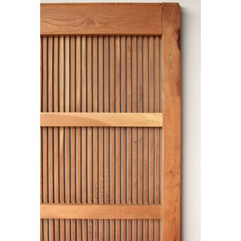 総欅白木格子蔵戸　W0186Y 