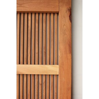 総欅白木格子蔵戸　W0186Y 