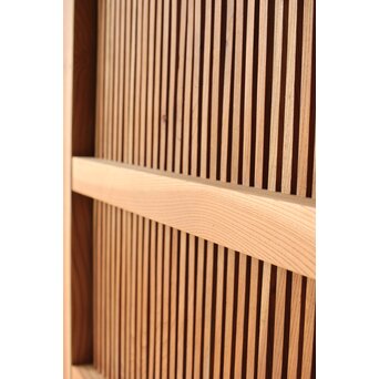 総欅白木格子蔵戸　W0186Y 