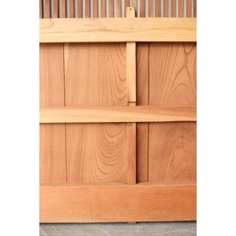 総欅白木格子蔵戸　W0186Y 