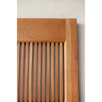 総欅白木格子蔵戸　W0186Y 