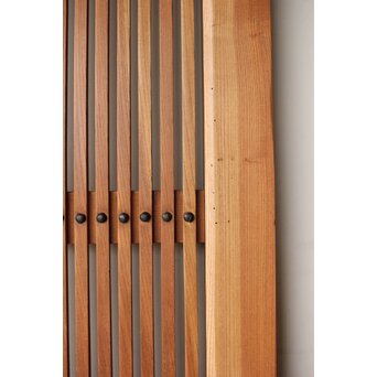 総欅白木格子蔵戸　W0186Y 