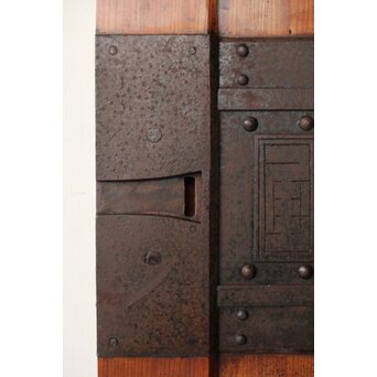 太框 総欅一枚板蔵戸　W0187Y 