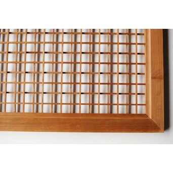 違い組子の欄間 2枚1組　R0462 