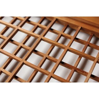 違い組子の欄間 2枚1組　R0462 