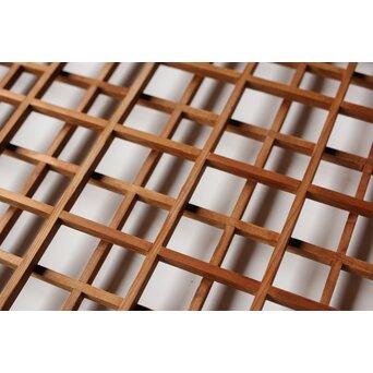 違い組子の欄間 2枚1組　R0462 