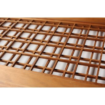 違い組子の欄間 2枚1組　R0462 