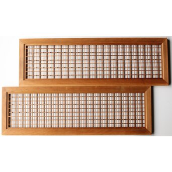 違い組子の欄間 2枚1組　R0462 B面