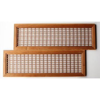 違い組子の欄間 2枚1組　R0462