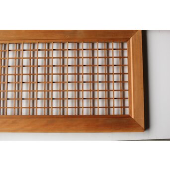 違い組子の欄間 2枚1組　R0462 