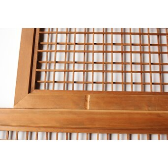 違い組子の欄間 2枚1組　R0462 