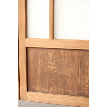 色ガラスと障子の建具 4枚1組　GD0267Y 