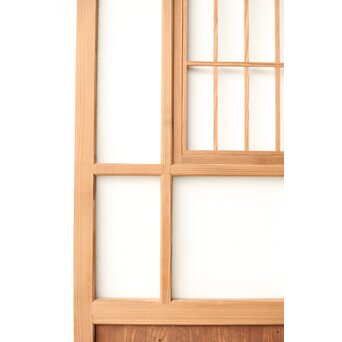 色ガラスと障子の建具 4枚1組　GD0267Y 